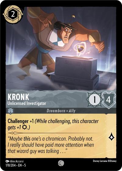 Kronk - Unlicensed Investigator (Shimmering Skies)(5-178/204)(C)