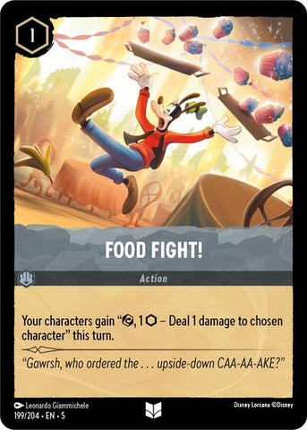 Food Fight! - Cold Foil (Shimmering Skies)(5-199/204)(U)