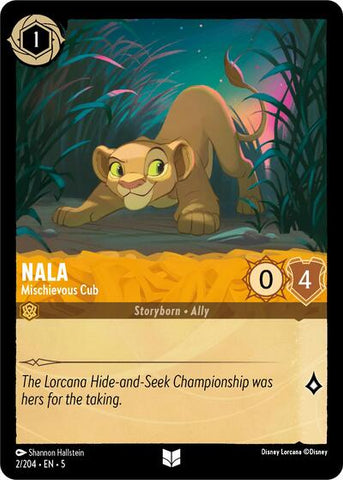 Nala - Mischievous Cub - Cold Foil (Shimmering Skies)(5-002/204)(U)