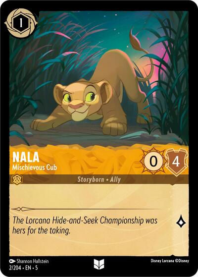 Nala - Mischievous Cub (Shimmering Skies)(5-002/204)(U)