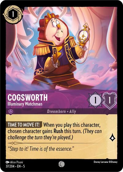 Cogsworth - Illuminary Watchman (Shimmering Skies)(5-037/204)(C)