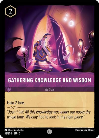 Gathering Knowledge and Wisdom (Shimmering Skies)(5-062/204)(C)