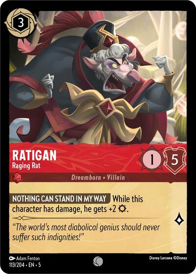Ratigan - Raging Rat (Shimmering Skies)(5-113/204)(C)