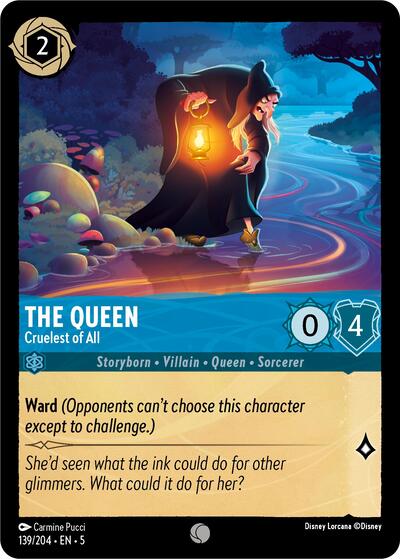 The Queen - Cruelest of All - Cold Foil (Shimmering Skies)(5-139/204)(C)