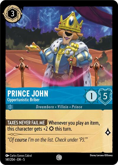 Prince John - Opportunistic Briber (Shimmering Skies)(5-141/204)(C)