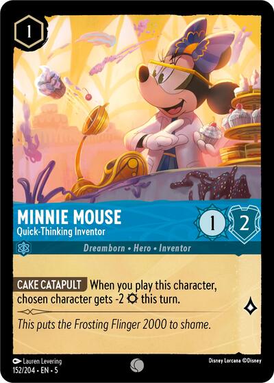 Minnie Mouse - Quick-Thinking Inventor - Cold Foil (Shimmering Skies)(5-152/204)(C)