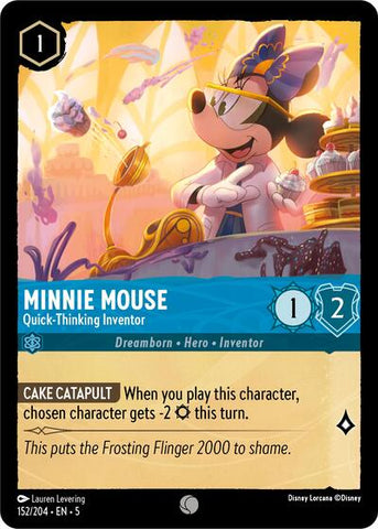 Minnie Mouse - Quick-Thinking Inventor - Cold Foil (Shimmering Skies)(5-152/204)(C)