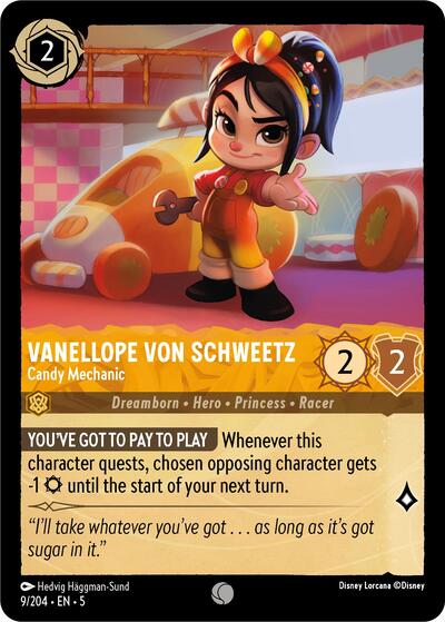Vanellope von Schweetz - Candy Mechanic - Cold Foil (Shimmering Skies)(5-009/204)(C)