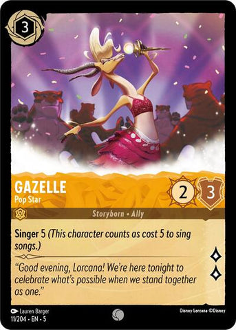 Gazelle - Pop Star - Cold Foil (Shimmering Skies)(5-011/204)(C)
