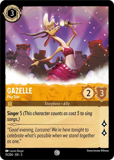 Gazelle - Pop Star (Shimmering Skies)(5-011/204)(C)