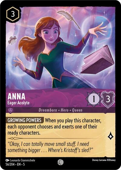Anna - Eager Acolyte - Cold Foil (Shimmering Skies)(5-056/204)(C)