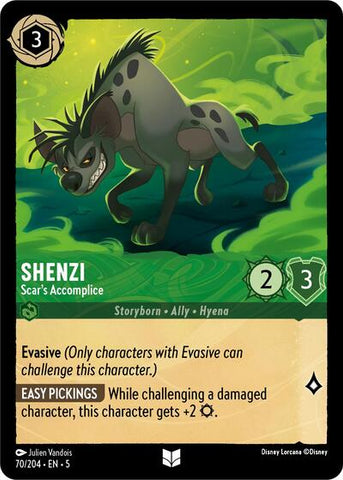 Shenzi - Scar's Accomplice - Cold Foil (Shimmering Skies)(5-070/204)(U)