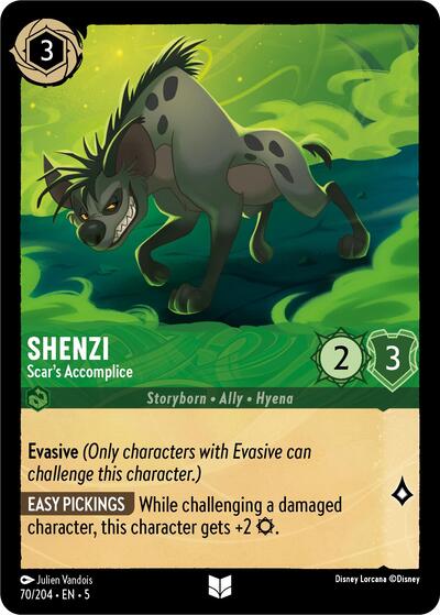 Shenzi - Scar's Accomplice (Shimmering Skies)(5-070/204)(U)