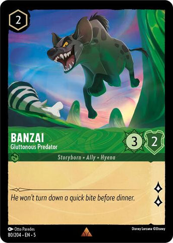 Banzai - Gluttonous Predator (Shimmering Skies)(5-080/204)(R)