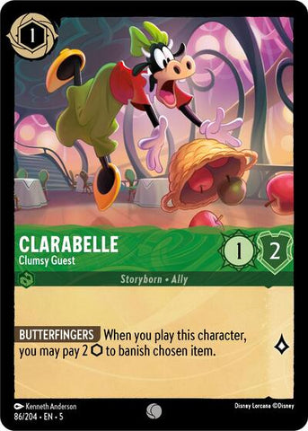 Clarabelle - Clumsy Guest - Cold Foil (Shimmering Skies)(5-086/204)(C)