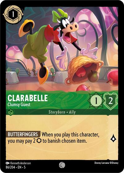 Clarabelle - Clumsy Guest (Shimmering Skies)(5-086/204)(C)