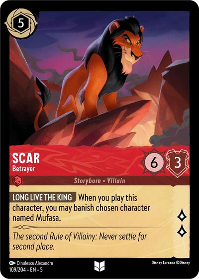 Scar - Betrayer (Shimmering Skies)(5-109/204)(U)