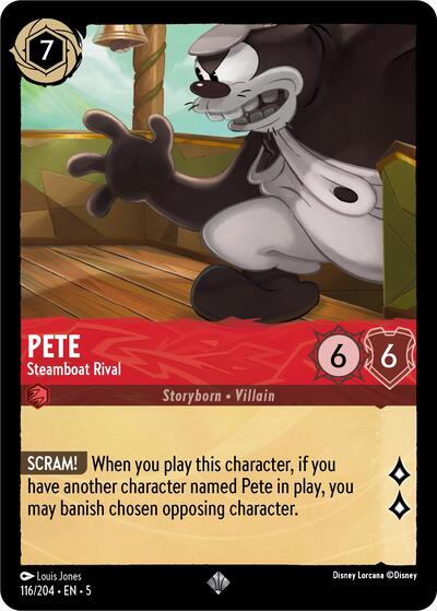 Pete - Steamboat Rival - Cold Foil (Shimmering Skies)(5-116/204)(SR)