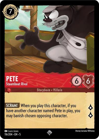 Pete - Steamboat Rival (Shimmering Skies)(5-116/204)(SR)