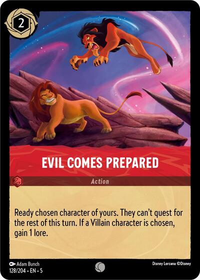 Evil Comes Prepared (Shimmering Skies)(5-128/204)(C)