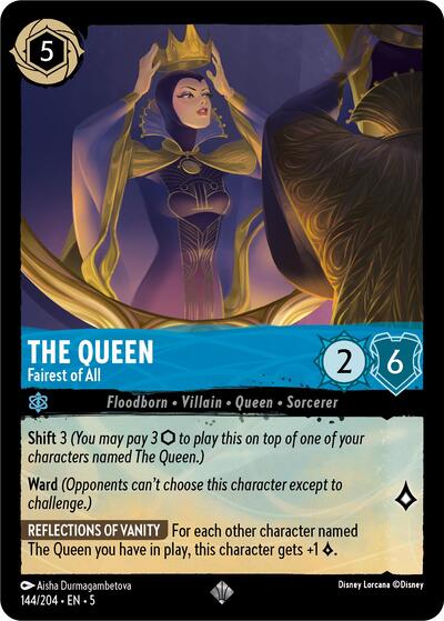 The Queen - Fairest of All (Shimmering Skies)(5-144/204)(SR)
