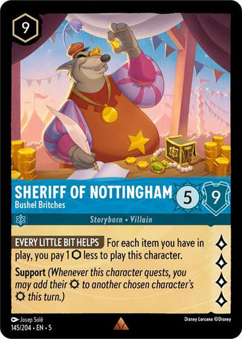 Sheriff of Nottingham - Bushel Britches - Cold Foil (Shimmering Skies)(5-145/204)(R)