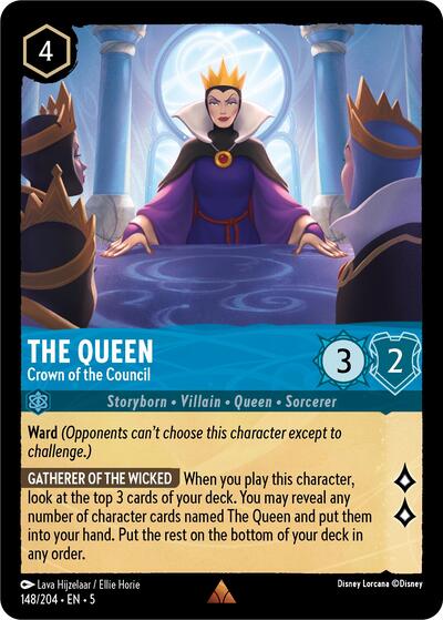 The Queen - Crown of the Council (Shimmering Skies)(5-148/204)(R)