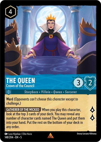 The Queen - Crown of the Council (Shimmering Skies)(5-148/204)(R)