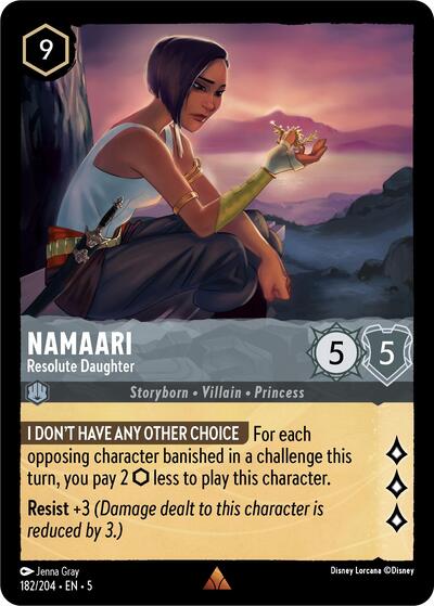 Namaari - Resolute Daughter - Cold Foil (Shimmering Skies)(5-182/204)(R)