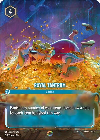 Royal Tantrum (Enchanted) - Holofoil (Shimmering Skies)(5-219/204)(E)