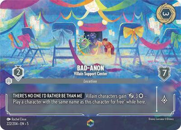 Bad-Anon - Villain Support Center (Enchanted) - Holofoil (Shimmering Skies)(5-222/204)(E)
