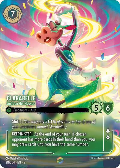 Clarabelle - Light on Her Hooves (Enchanted) - Holofoil (Shimmering Skies)(5-211/204)(E)