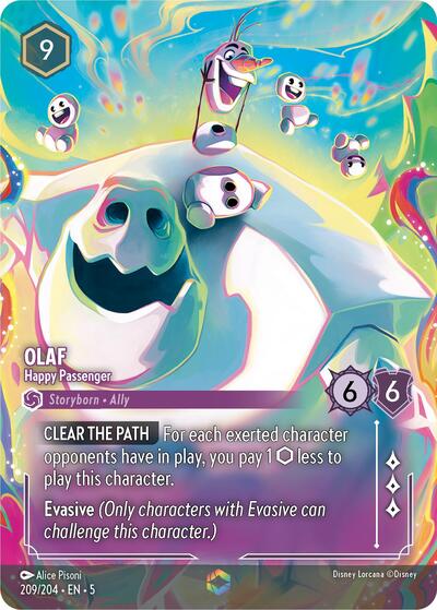 Olaf - Happy Passenger (Enchanted) - Holofoil (Shimmering Skies)(5-209/204)(E)