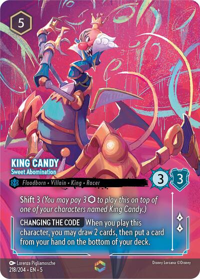 King Candy - Sweet Abomination (Enchanted) - Holofoil (Shimmering Skies)(5-218/204)(E)