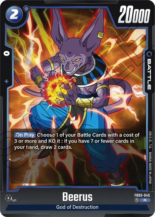 Beerus [045] [Foil] (FB03-045)(R)