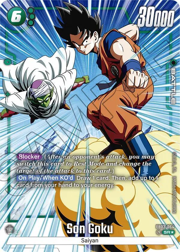 Son Goku [064] [Alternate Art] [Foil] (FB03-064)(SR)