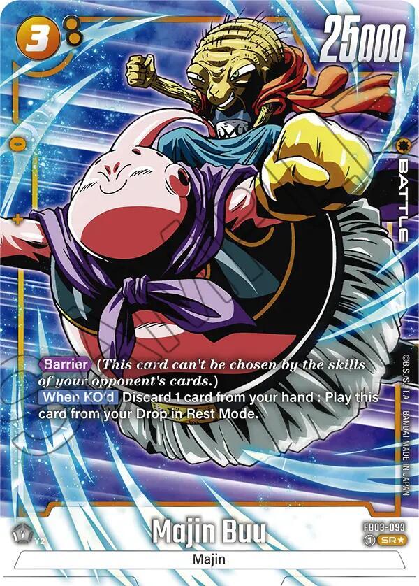 Majin Buu [093] [Alternate Art] [Foil] (FB03-093)(SR)