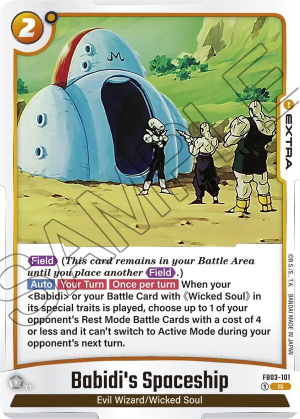 Babidi's Spaceship [Foil] (FB03-101)(R)