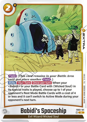 Babidi's Spaceship [Foil] (FB03-101)(R)