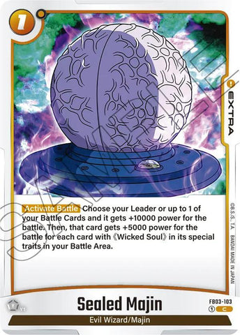 Sealed Majin (FB03-103)(C)