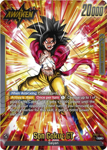 Son Goku : GT [104] [Alternate Art] [Foil] (FB03-104)(L)