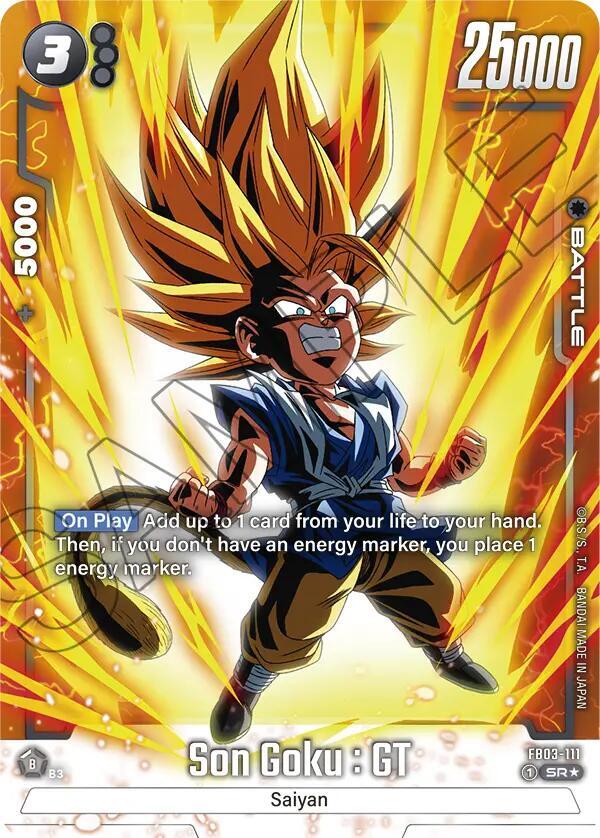 Son Goku : GT [111] [Alternate Art] [Foil] (FB03-111)(SR)