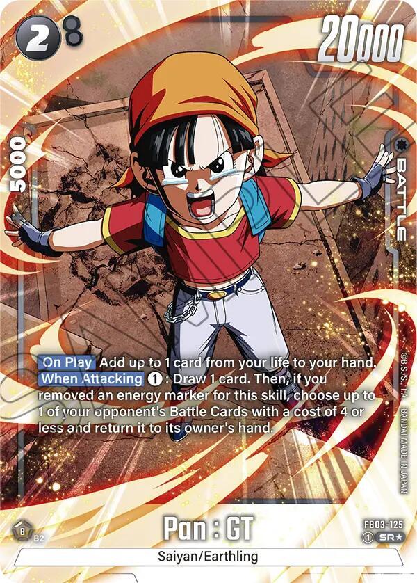 Pan : GT [125] [Alternate Art] [Foil] (FB03-125)(SR)