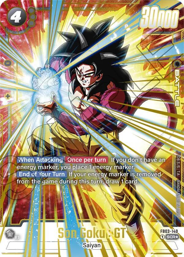 Son Goku : GT [140] [Alternate Art] [Foil] (FB03-140)(SCR)