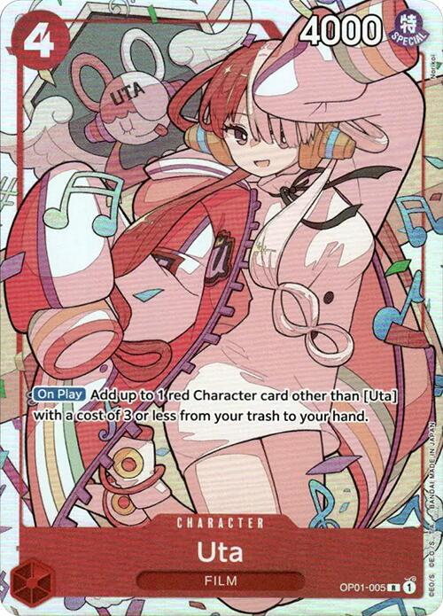 Uta - OP01-005 [Premium Card Collection -Uta-] [Foil] (One Piece Promotion Cards)(OP01-005)(R)