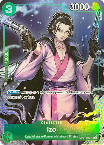 Izo [Premium Card Collection -BANDAI CARD GAMES Fest. 23-24 Edition-] [Foil] (One Piece Promotion Cards)(OP01-033)(UC)