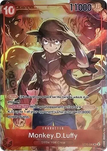 Monkey.D.Luffy [Treasure Booster Set] [Foil] (One Piece Promotion Cards)(ST10-006)(SR)
