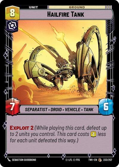 Hailfire Tank (Twilight of the Republic)(TWI-233/257)(C)