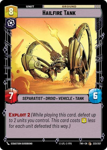 Hailfire Tank (Twilight of the Republic)(TWI-233/257)(C)