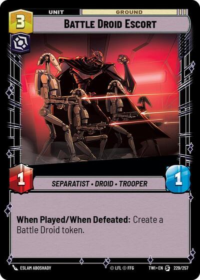 Battle Droid Escort (Twilight of the Republic)(TWI-229/257)(S)